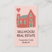 スイートホームモダンエテ実在ート・ブローカーエージェント不動産仲介業者 名刺 (正面)