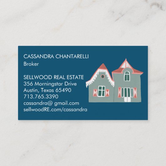 スイートホーム実在エステートブローカーエージェントモーゲージアート 名刺 (裏面)