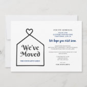 スイートホーム引っ越しましたの新しいアドレスのお知らせ 招待状 (正面)
