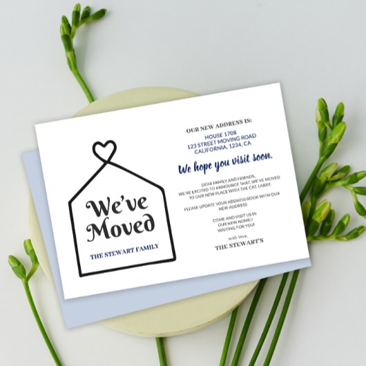 スイートホーム引っ越しましたの新しいアドレスのお知らせ 招待状