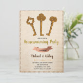 スイートホーム引っ越し祝いパーティーの招待 招待状 (スタンド正面)