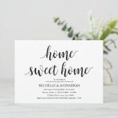 スイートホーム引っ越し祝いパーティーパーティの招待状カード 招待状 (スタンド正面)