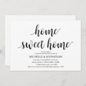 スイートホーム引っ越し祝いパーティーパーティの招待状カード 招待状 (正面/裏面)