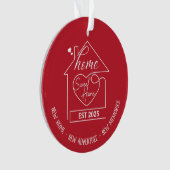 スイートホーム – ニューホーム、ニューアドベンチャー、ニューメモリーズ オーナメント (正面)