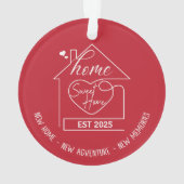 スイートホーム – ニューホーム、ニューアドベンチャー、ニューメモリーズ オーナメント (裏面)