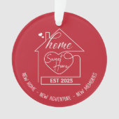 スイートホーム – ニューホーム、ニューアドベンチャー、ニューメモリーズ オーナメント (正面)