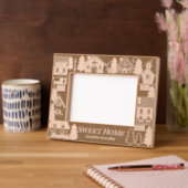スイートホーム レーザー彫刻フレーム (左)