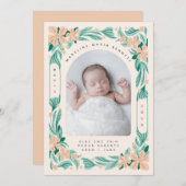 スイートボタニカルプラーク 招待状 (正面/裏面)