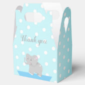 スイートボックスエレファントベビーシャワーボーイ フェイバーボックス (オープン)