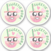 スイートボバ – 4のパック シール (正面)