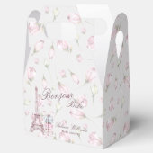 スイートマカロンボンジュールベブパリベビーシャワー フェイバーボックス (オープン)