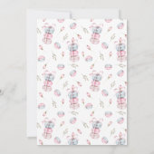 スイートマカロンボンジュールベブパリベビーシャワー 招待状 (裏面)