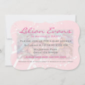 スイートマザーとベビーマーメイドベビーシャワー招待状 招待状 (裏面)