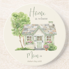 スイートマザーズデイ引用文水彩 コースター