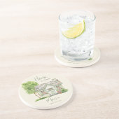 スイートマザーズデイ引用文水彩 コースター (側面)