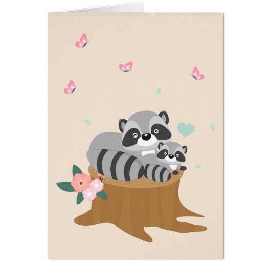 スイートママとベビーアライグマ母の日 (正面)