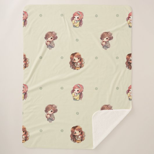 スイートママ&ベビーシェルパブランケット シェルパブランケット (正面)