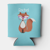 スイートマンガレッドキツネ パーソナライズされた 缶クーラー (正面)