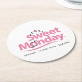 スイートマンデーコースター ラウンドペーパーコースター (アングル)
