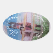 スイートマーレマネポーション 楕円形シール (正面)