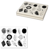 スイートミタインディアンキャンディスイーツグルメプリント ラバースタンプ (押印)