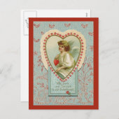 スイートミニハートバレンタインオンフェイクレース シーズンポストカード (正面/裏面)