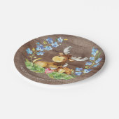 スイートムースベビーシャワー7"プレート ペーパープレート (アングル)