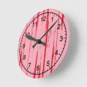 スイートムーンキャンディーウォールクロック ラウンド壁時計 (傾斜)