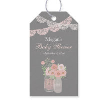 スイートメイソンジャイルピンクグレーベビーシャワーギフトラベル