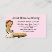 スイートメモリーズベーカリーノスタルジアヴィンテージレトロ 名刺 (裏面)