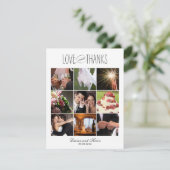 スイートメモリ結婚ズの写真サンキューカードホワイト サンキューカード (スタンド正面)