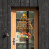 スイートメリークリスマスツリーホリデーデコレーション ウィンドウサイン