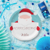 スイートメリークリスマスバルーン紙プレート ペーパープレート (パーティー)