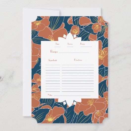 スイートモックオレンジフラットレシピカード (正面)