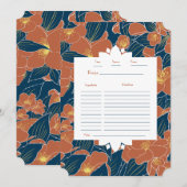 スイートモックオレンジフラットレシピカード (正面/裏面)