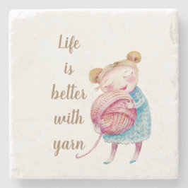 スイートヤーンラバーアクリル ストーンコースター