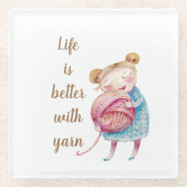 スイートヤーンラバー ガラスコースター