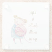 スイートヤーンラバー ガラスコースター (裏面)