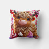 スイートライクキャンディハイランドカウバレンタイン クッション (裏面)