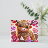 スイートライクキャンディハイランドカウバレンタイン シーズンポストカード (スタンド正面)