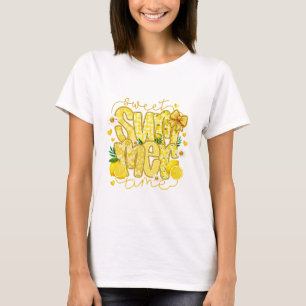 スイートライム サマー イエロー 水彩 レモン Tシャツ