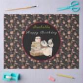 スイートラクーンカスタマイズ文字とカラー 薄葉紙 (クラフト)