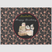 スイートラクーンカスタマイズ文字とカラー 薄葉紙 (正面)