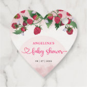 スイートラズベリーガールベビーシャワー フェイバータグ (裏面)