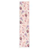 スイートラブキャンディマーシュマロ棒つきキャンデーテーブルランナー ショートテーブルランナー (正面)