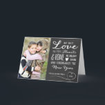 スイートラブホリデーフォトグリーティングカード シーズンカード<br><div class="desc">Sweet Love Holiday Photo Greeting Card by Orabellaプリント.購入前にテンプレート写真を自分の写真に置き換えて下さい。</div>