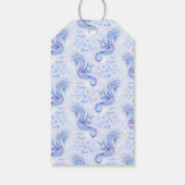 スイートラベンダーブルーシーホース航海の海 ギフトタグ (裏面)