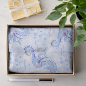 スイートラベンダーブルーシーホース航海の海 薄葉紙 (ギフト)