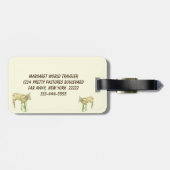 スイートラムラゲッジタグ ラゲッジタグ (裏面横)