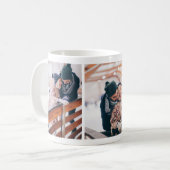 スイートラヴィングホリデイクリスマスフォトコラージュマグ コーヒーマグカップ (正面左)